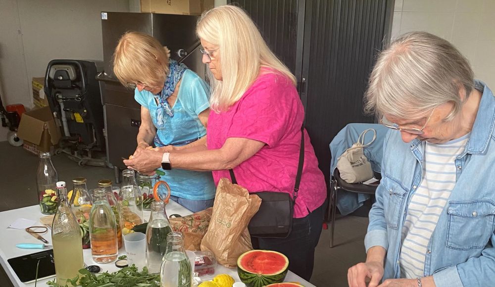 Un atelier « séniors » sur les boissons aromatisées